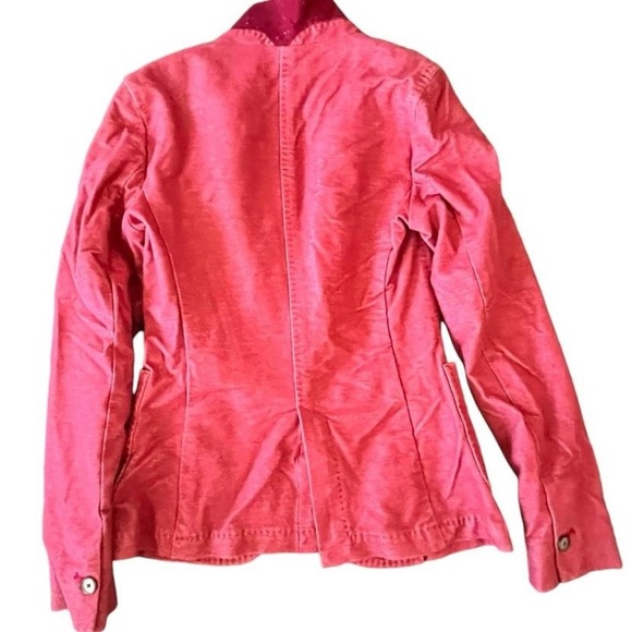 Massimo Dutti Red and Pink Tailored Blazer - Picture 2 of 7